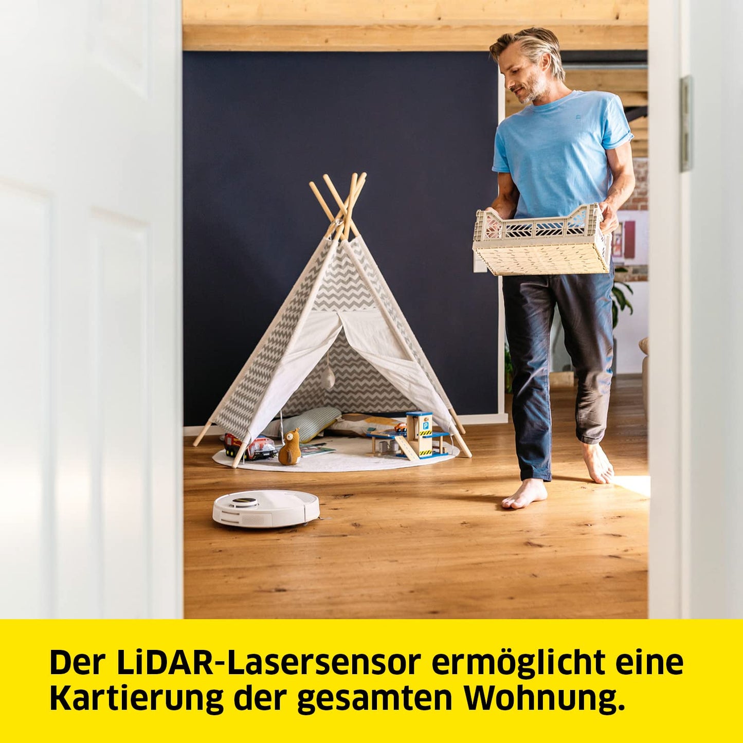 Kärcher RCV 3 Saugroboter mit Wischfunktion & LiDAR