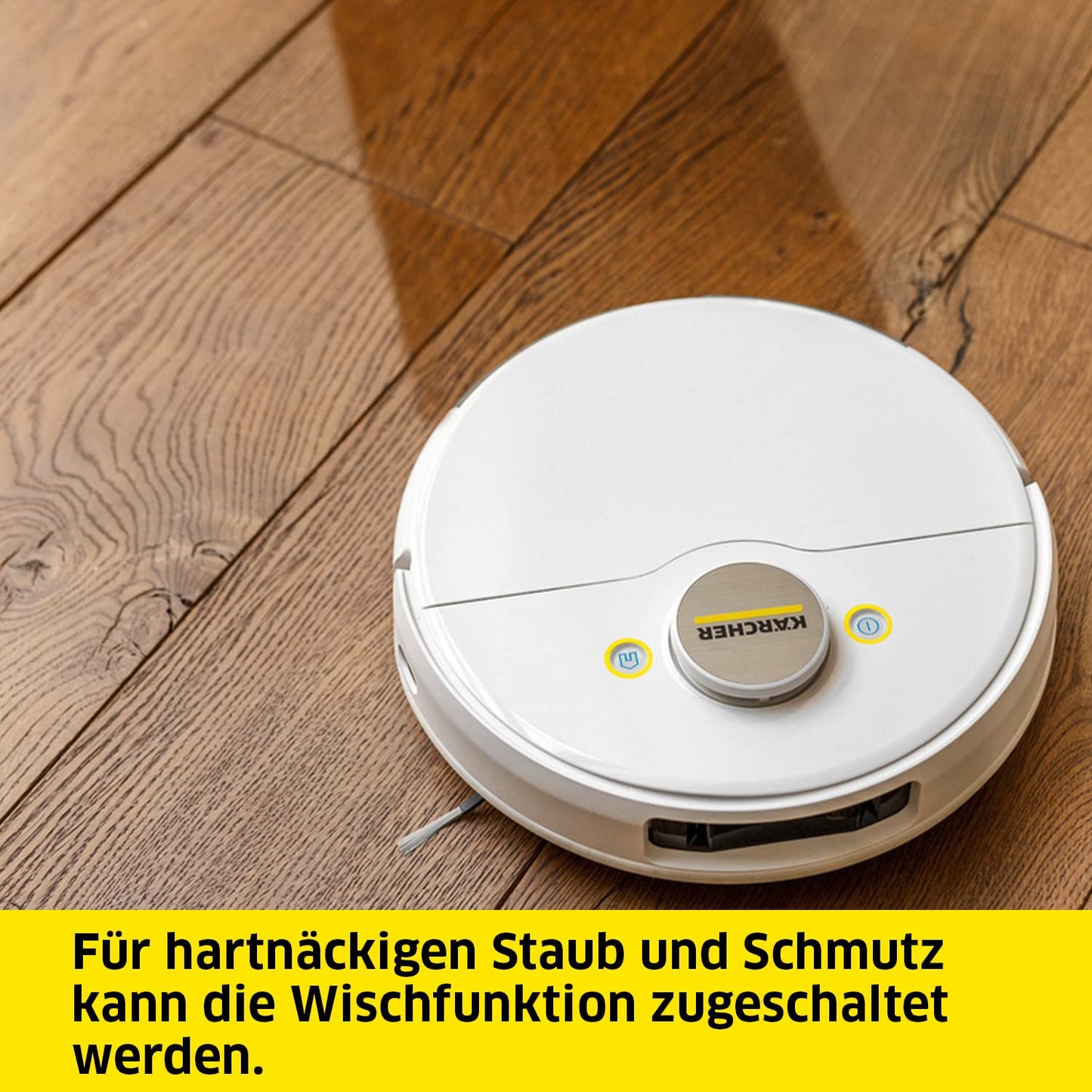 Kärcher RCV 5 Saugroboter mit Wischfunktion, LiDAR & KI Navigation – Weiß