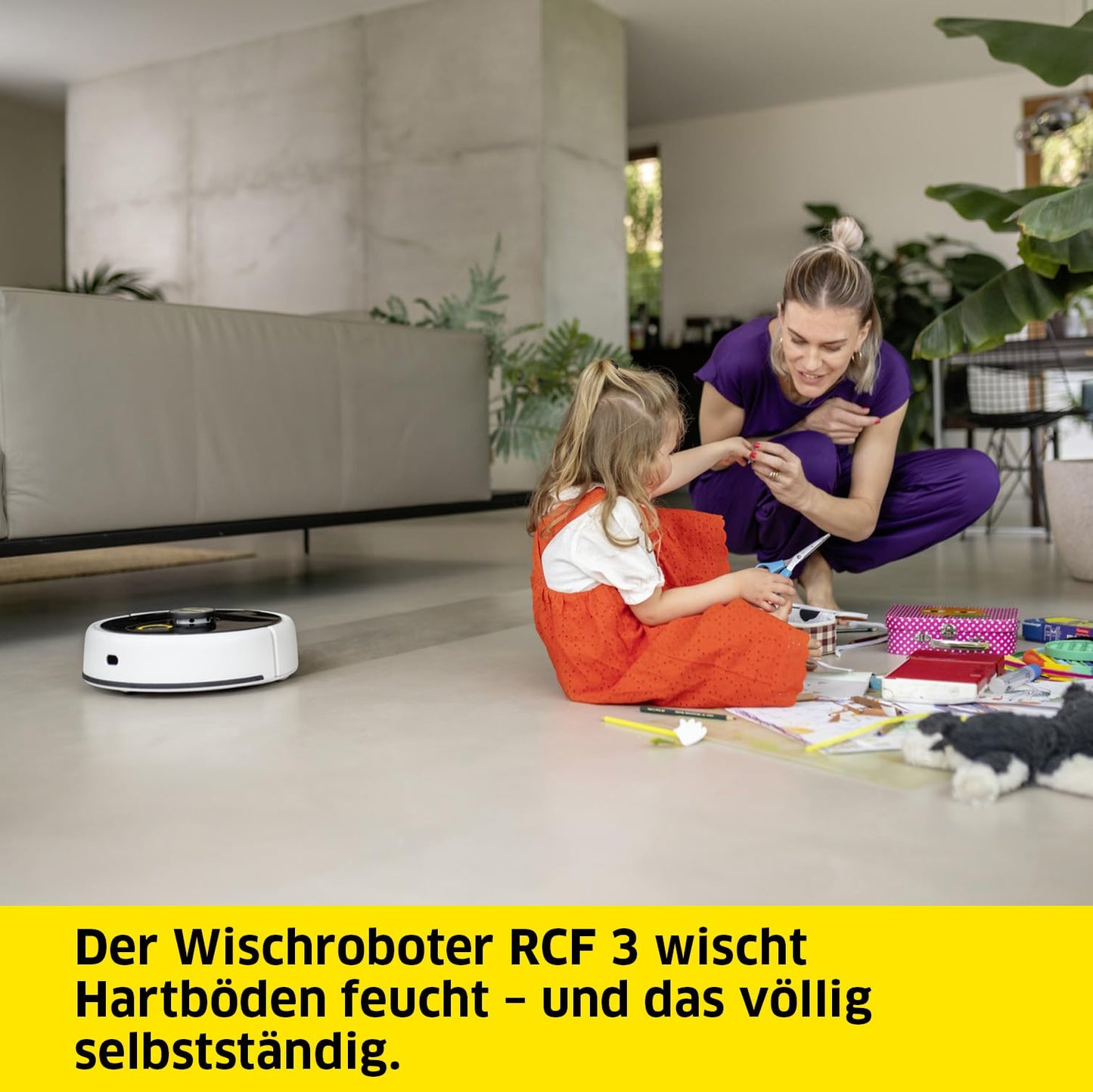 Kärcher RCF 3 Wischroboter mit LiDAR Navigation und App-Steuerung – für Hartböden