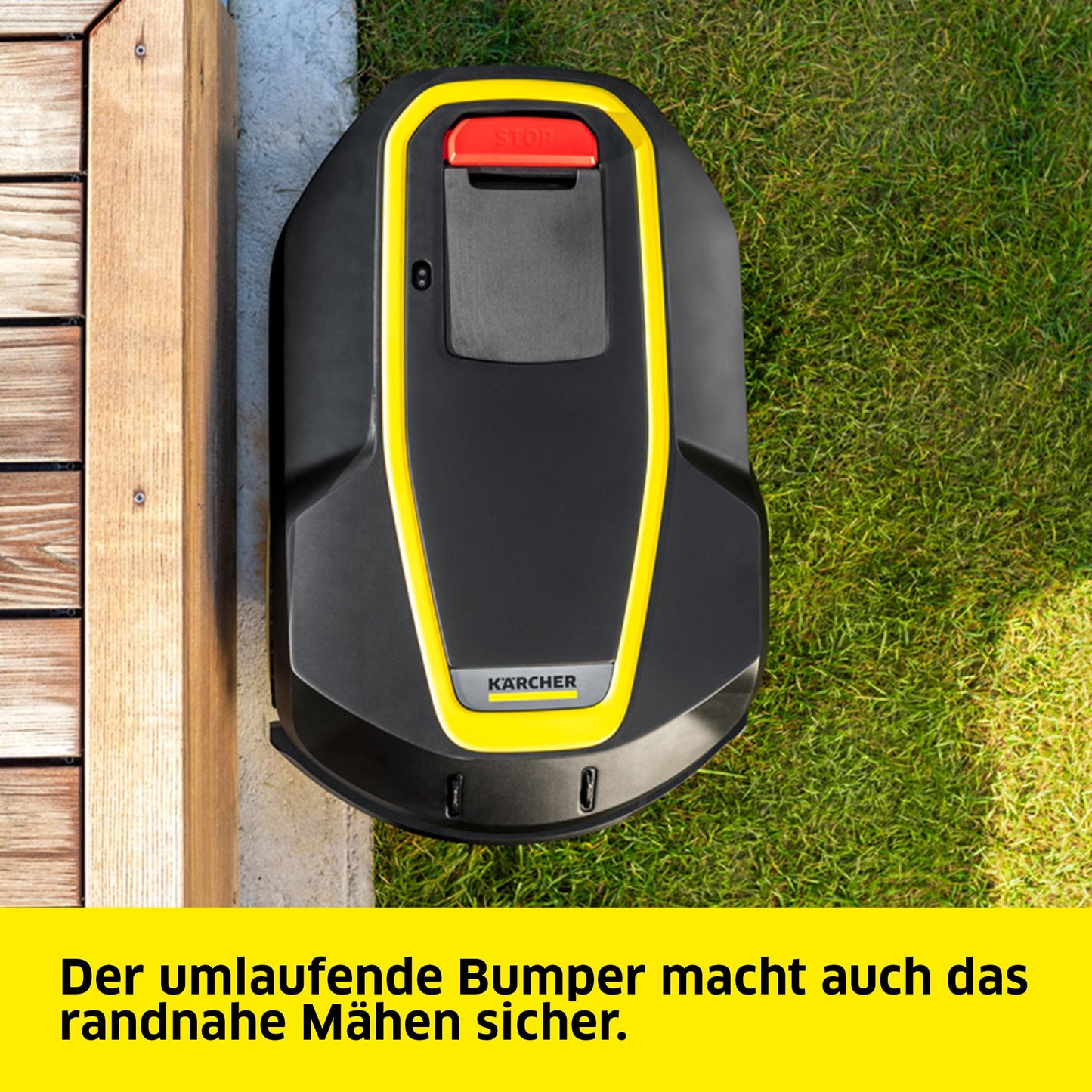 Kärcher RCX 4 Mähroboter ohne Begrenzungskabel, GPS RTK Navigation – für bis zu 1500 m²