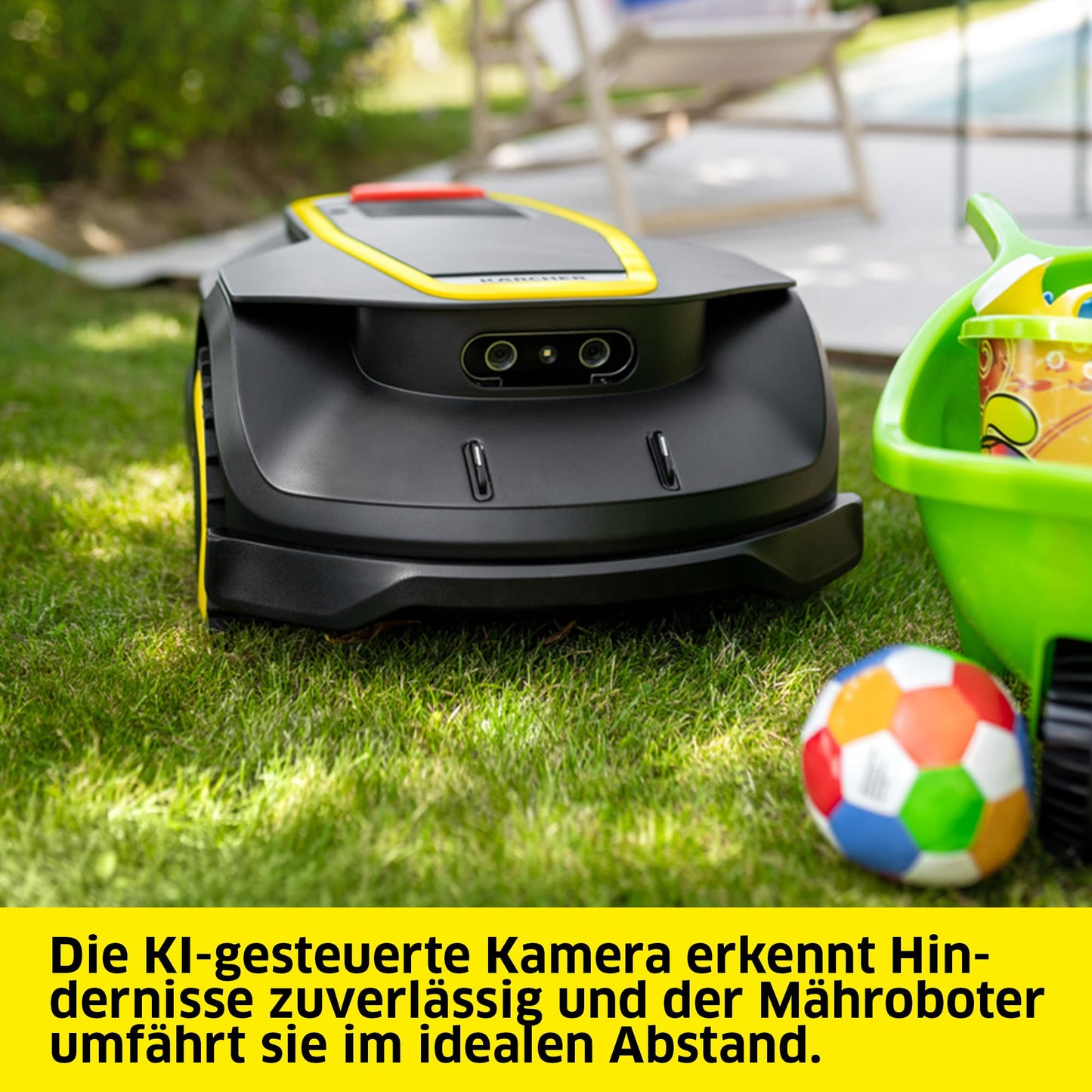 Kärcher RCX 4 Mähroboter ohne Begrenzungskabel, GPS RTK Navigation – für bis zu 1500 m²