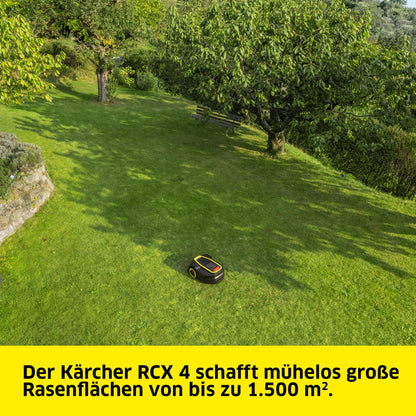 Kärcher RCX 4 Mähroboter ohne Begrenzungskabel, GPS RTK Navigation – für bis zu 1500 m²